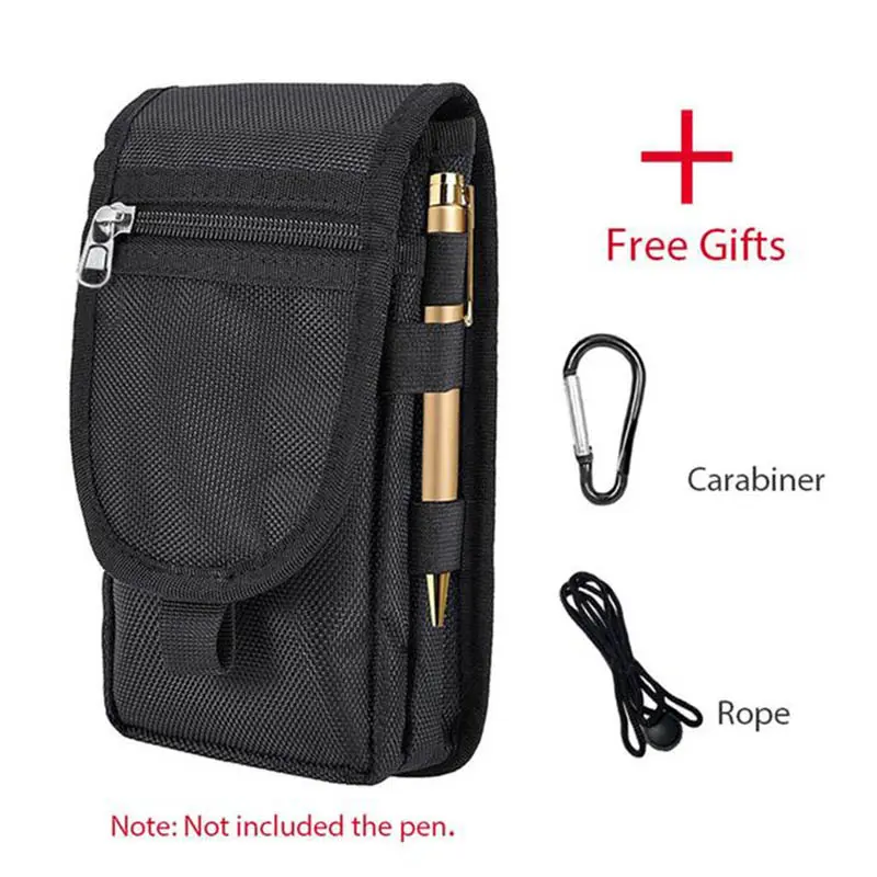 Men's Solid Color Belt Bag, Versatile Bag, Multi-functionalPhone Wallet Bag, Phone Pouch Card Holder, Side Pouch for Work,Travel, Camping, Barbecue, Rescue, Travel Essentials, WaistBelt Pocket