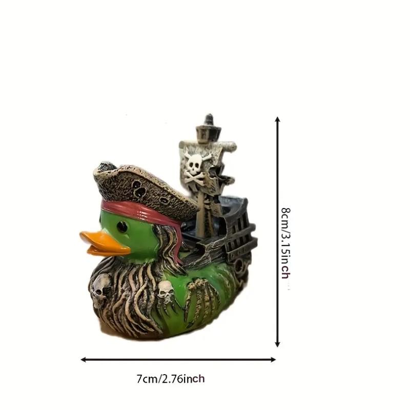1pc Quirky Evil Pirate Series Skull Duck Toy, Unique Design for Kids & Adults, Perfect Gift Idea for Halloween & Parties