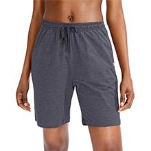 G Gradual Women's Bermuda Shorts Jersey Shorts with Deep Pockets 7" Long Shorts for Women Lounge Walking Athletic