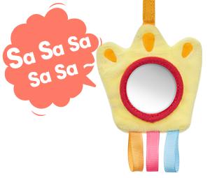 hahaland Car Seat Toys for Babies - Rattle, Mirror, Crinkle, Squeaky Carseat Stroller Toys  Developmental Newborn Baby Shower  0-6 Months Girl - Baby Toys 3-6 Months Gifts Musical Light Up Playpen Nursery Infant Sensory