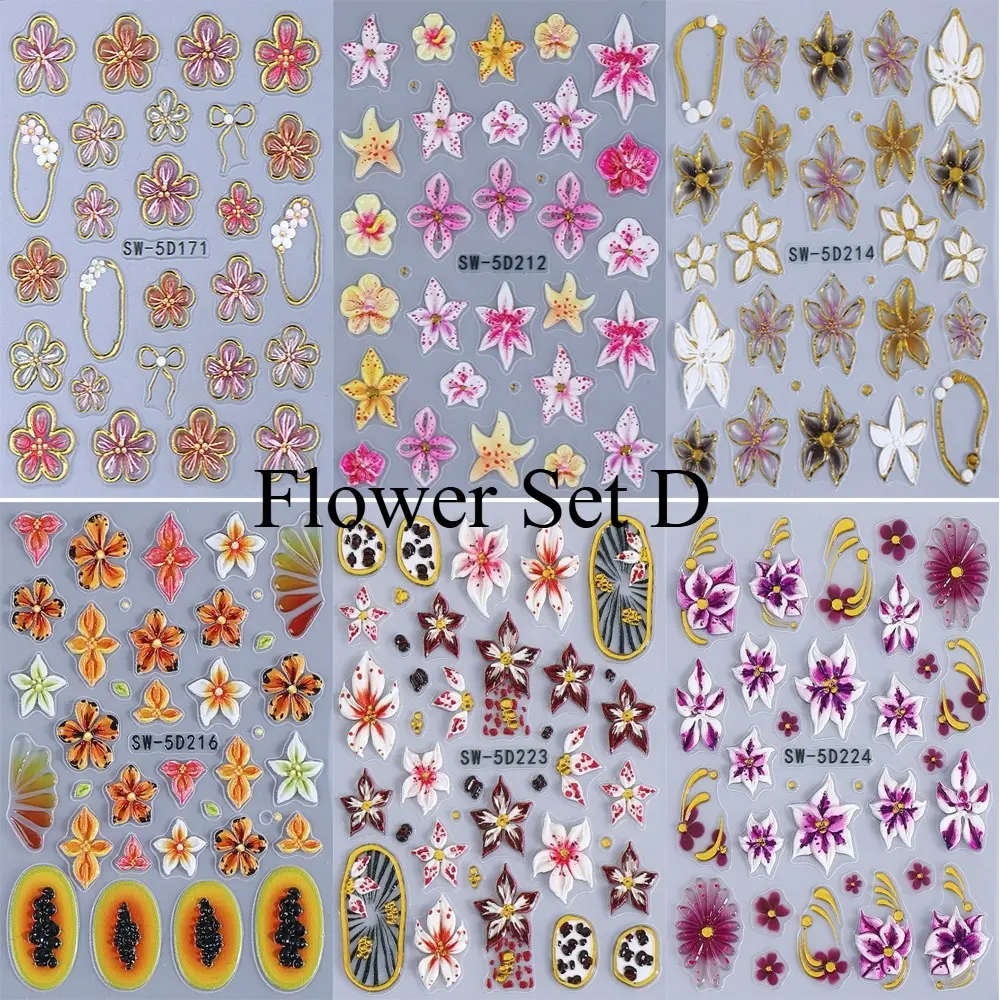 Flower Set D