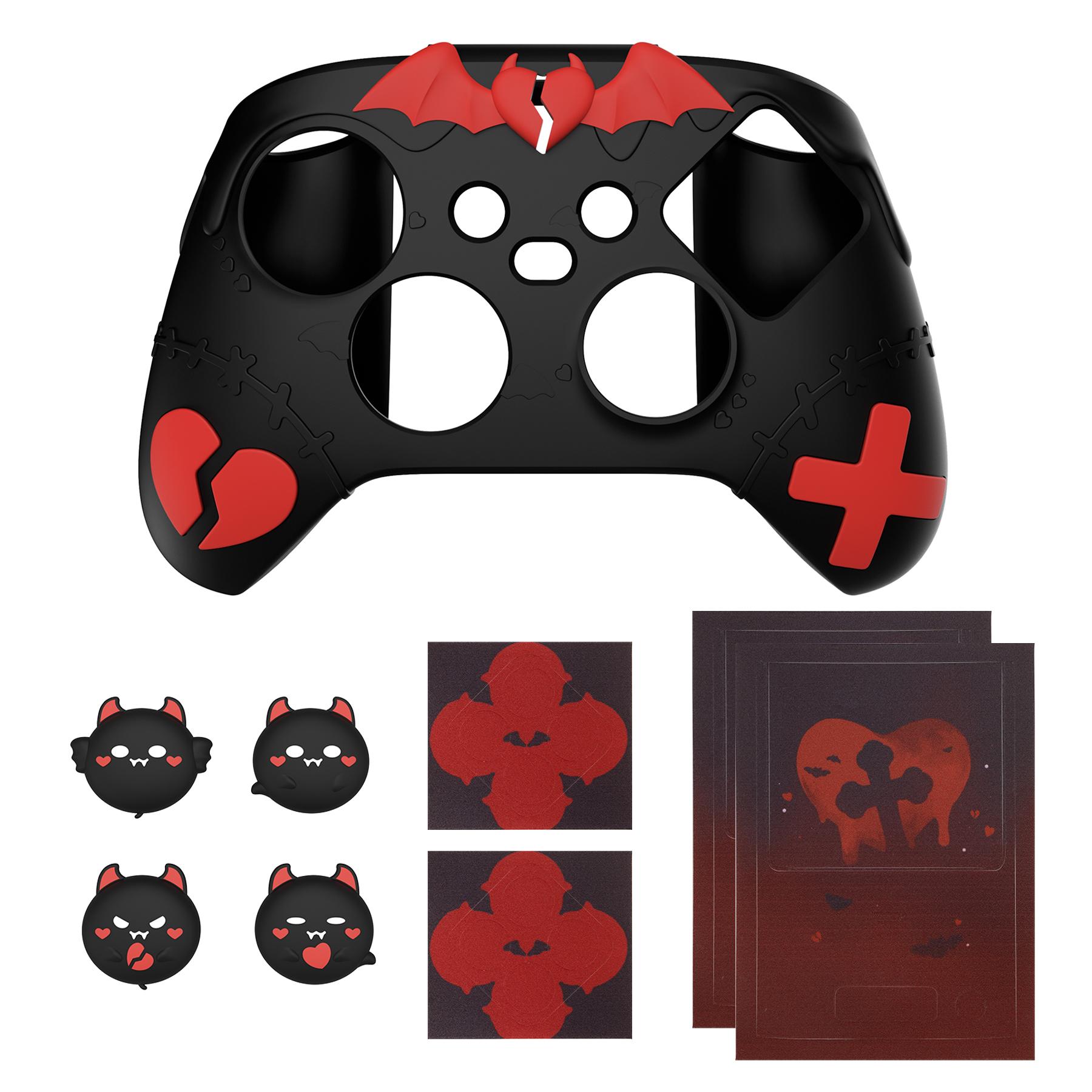 PlayVital Gothic Imp Series Cute Silicone Skin for Xbox Series X & S Controller, Anti-Slip Grip Silicone Cover, Protective Silicone Case for Xbox Core Controller with Thumb Grips