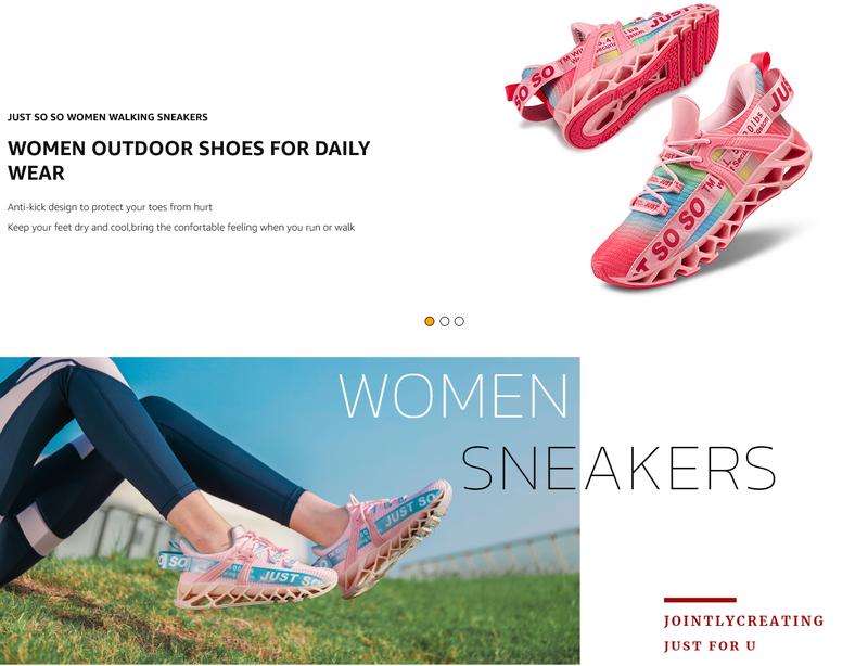 JointlyCreating Womens Walking Running Shoes Athletic Blade Non Slip Tennis Fashion Sneakers Knitted Mesh Upper Hollow Sole Support Sports Trainers JointlyCreating Womens Walking Running Shoes Athletic Blade Non Slip Tennis Fashion Sneakers Knitted Mesh Upper Hollow Sole Support Sports Trainers