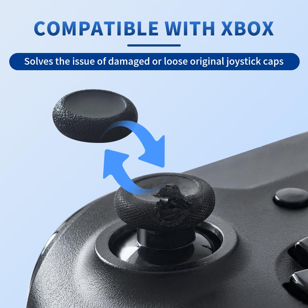 Replacement Thumbstick Mushroom Head for Xbox One Series S/x Controller, Wear-Resistant Repair Parts, Durable Gaming Accessory