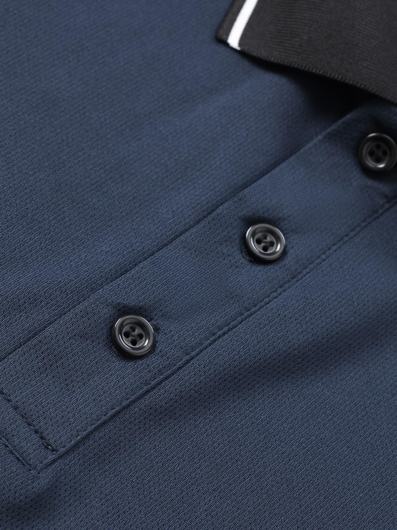 Men's Ice-Cool Polo Shirt, Business Casual Sports Collared Short Sleeve T-Shirt, Breathable Non-Sweaty Stand Collar Paul Shirt