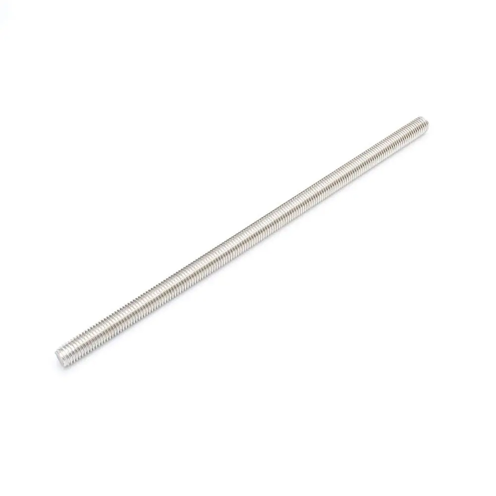 304 Stainless Steel Fully Threaded Rod, M5-0.8 Thread Pitch, 250mm Length, Right Hand Threads (Pack of 1)