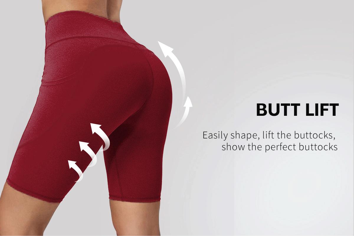 5-piece plus size 4′′ high-waist sports yoga shorts, spring and summer five-point cycling pants, casual shorts, comfortable and breathable