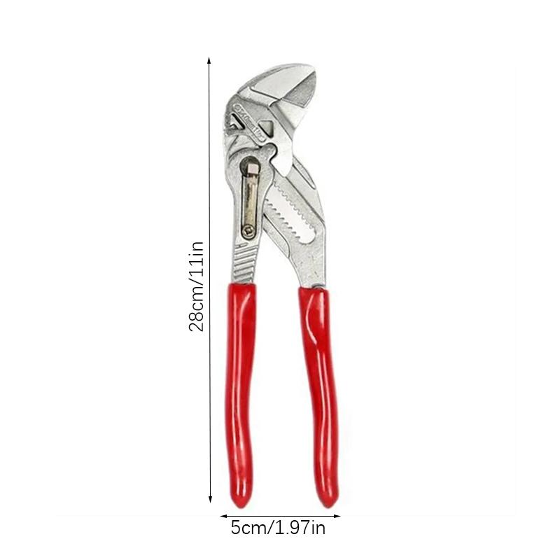 Multifunctional Water Pump Pliers, Quick-action Water Pump Pliers, Large Opening Home Plumbing Tool, Professional Hand Tool for Home Use, Heavy Duty Multipurpose Plier Set, Hardware