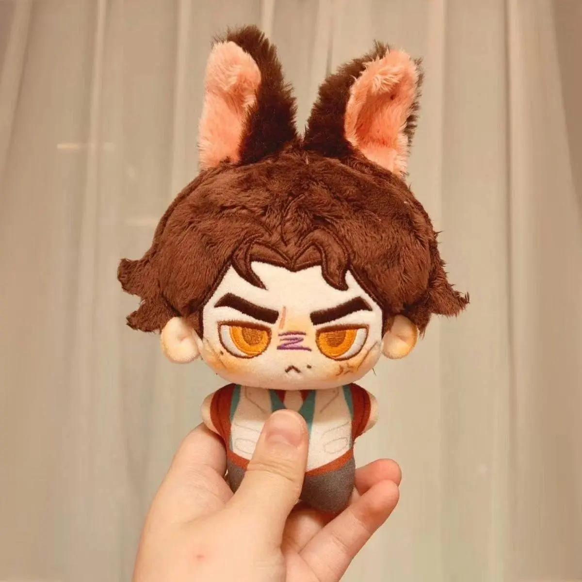 2026 Hot selling toys 10cm Game Viktor Plushie Stuffed Doll the Machine Herald Cosplay Backpack Pandents Keychain Doll Plush Toys Fans Xmas Gifts Internet-famous toy