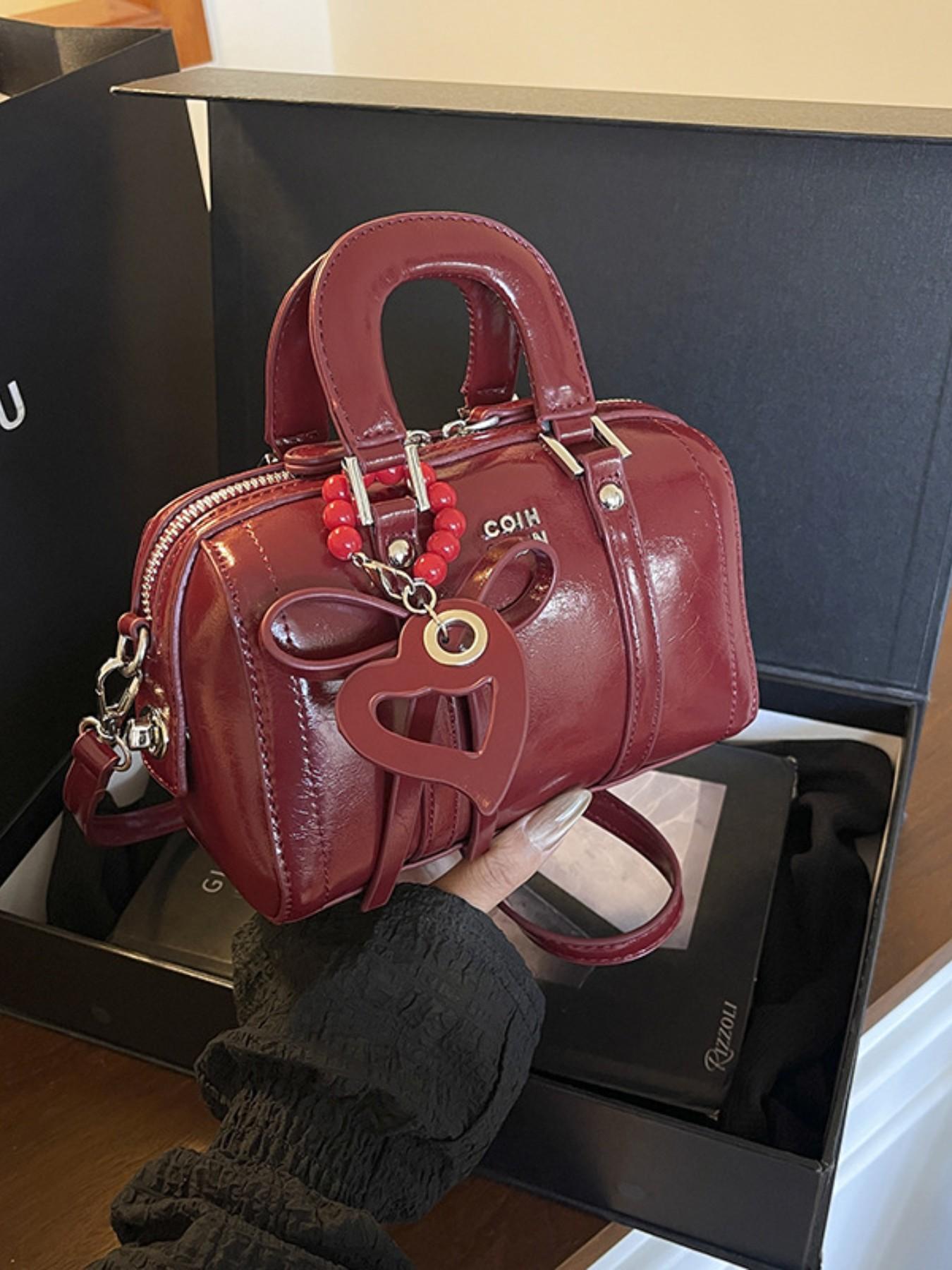 2026 New Vintage Soft Leather Pillow Bag for Women, Versatile Round Tube Bag, Trendy Fashion Handbag, Crossbody Shoulder Bag