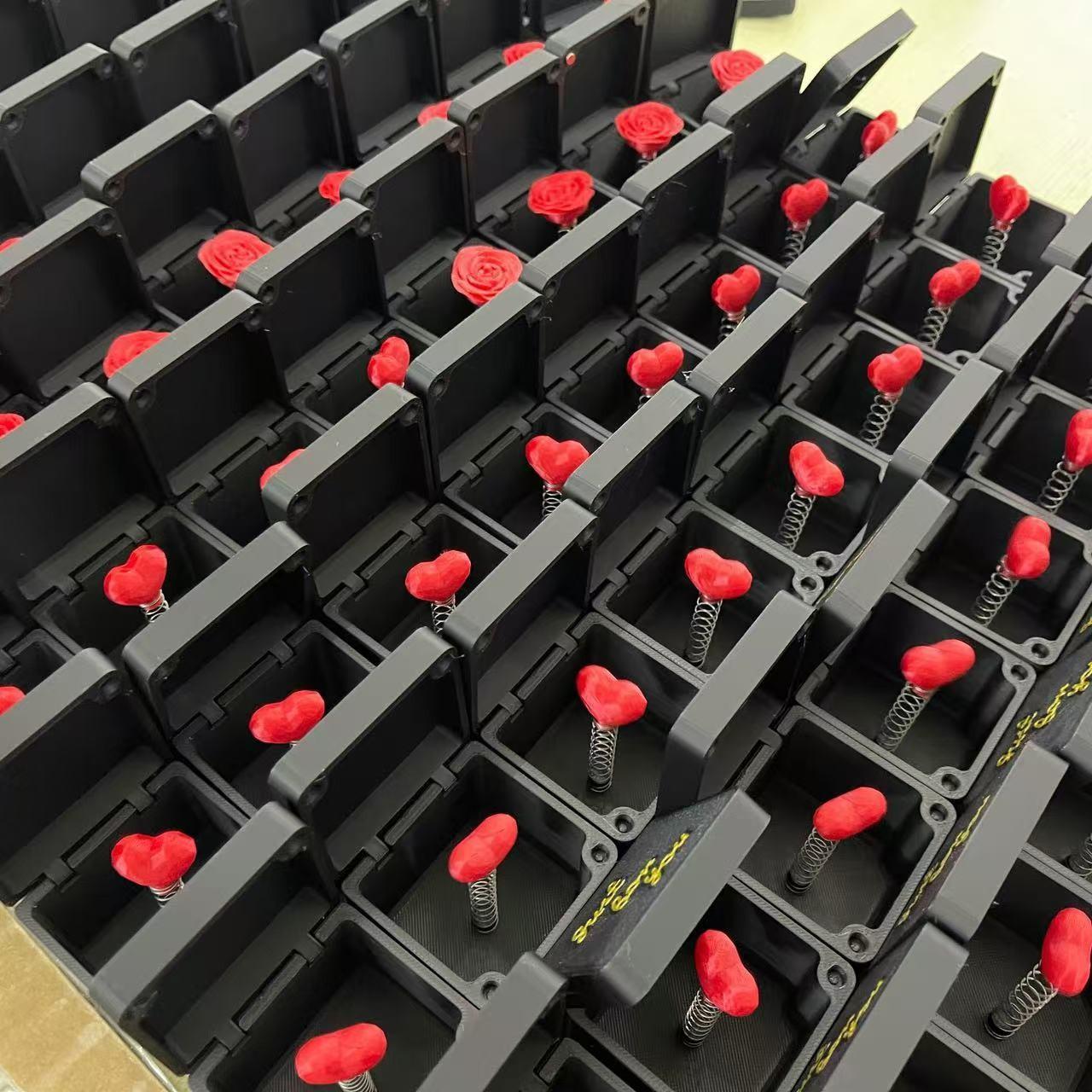 Heart Rose Gift Box Surprise Toy, Unique Design Heart Shape Packaging, Perfect for Special Occasions & Gifts