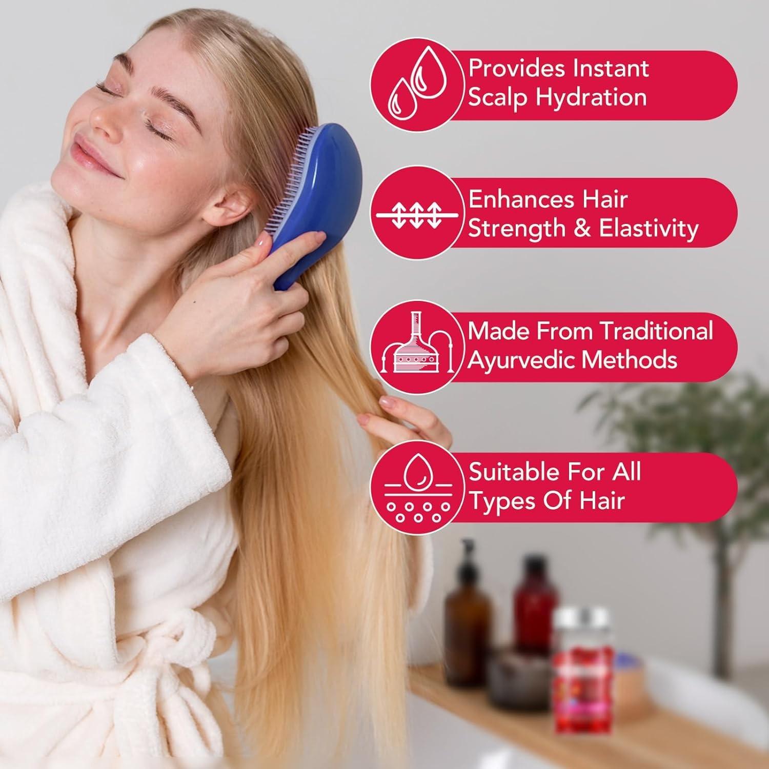 Hair Vitamin Essence Capsules, Haircare Serum, Leave-In Hair Repair Treatment Serum with Moroccan Argan and Avocado Oil plus Vitamins A, C, E and Pro B5, Nourishing Hair, Helps Strengthen and Nourish Hair for Men and Women