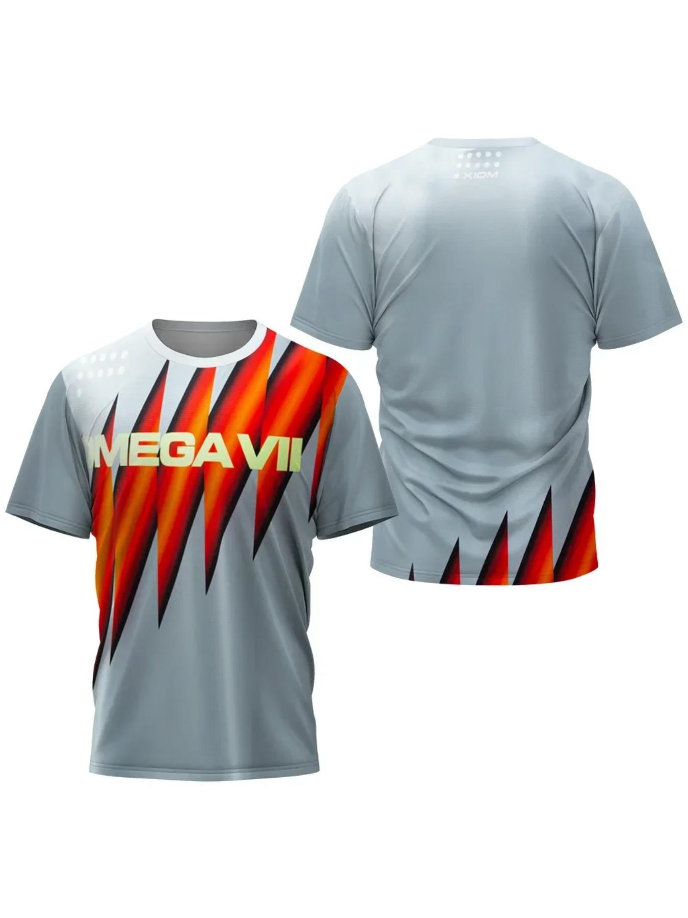 Hot Selling Summer Unisex Tennis Badminton Outdoor 3D Printed T-shirt Quick Drying Fitness Casual Round Neck Short Sleeved Top