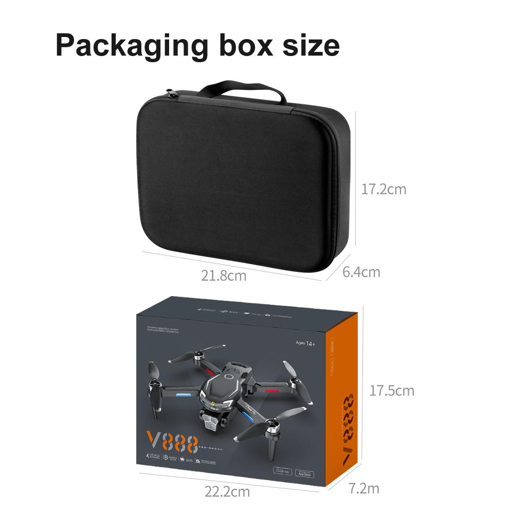 Flagship premium triple-camera drone, featuring four-directional obstacle avoidance, hovering capability, lighting control, and altitude hold. Supports multi-fold camera zoom. Professional-grade quadcopter.