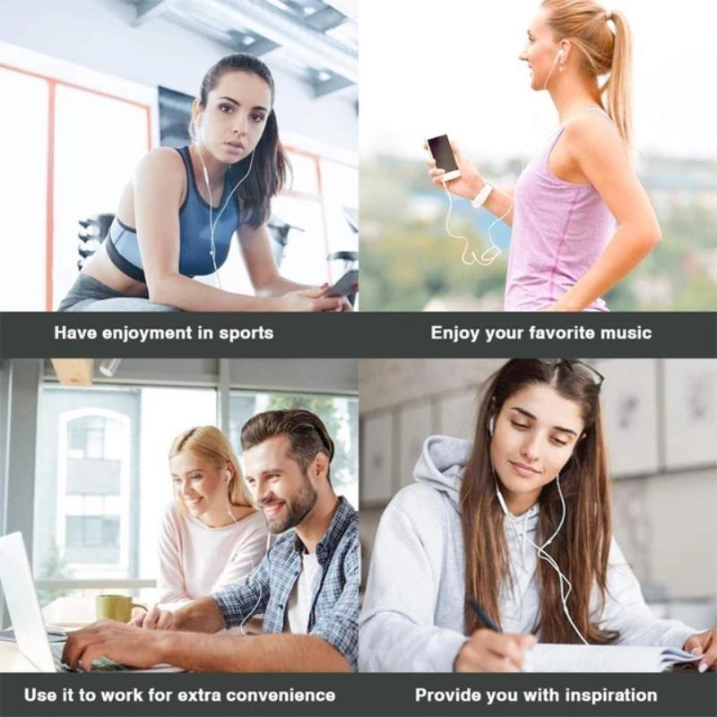 Type-C Wired Semi-In-Ear Everyday Earbuds, Minimalist Design, Clear Audio, Crisp Calls, Compatible with iPhone & Android, Ideal for Daily Use