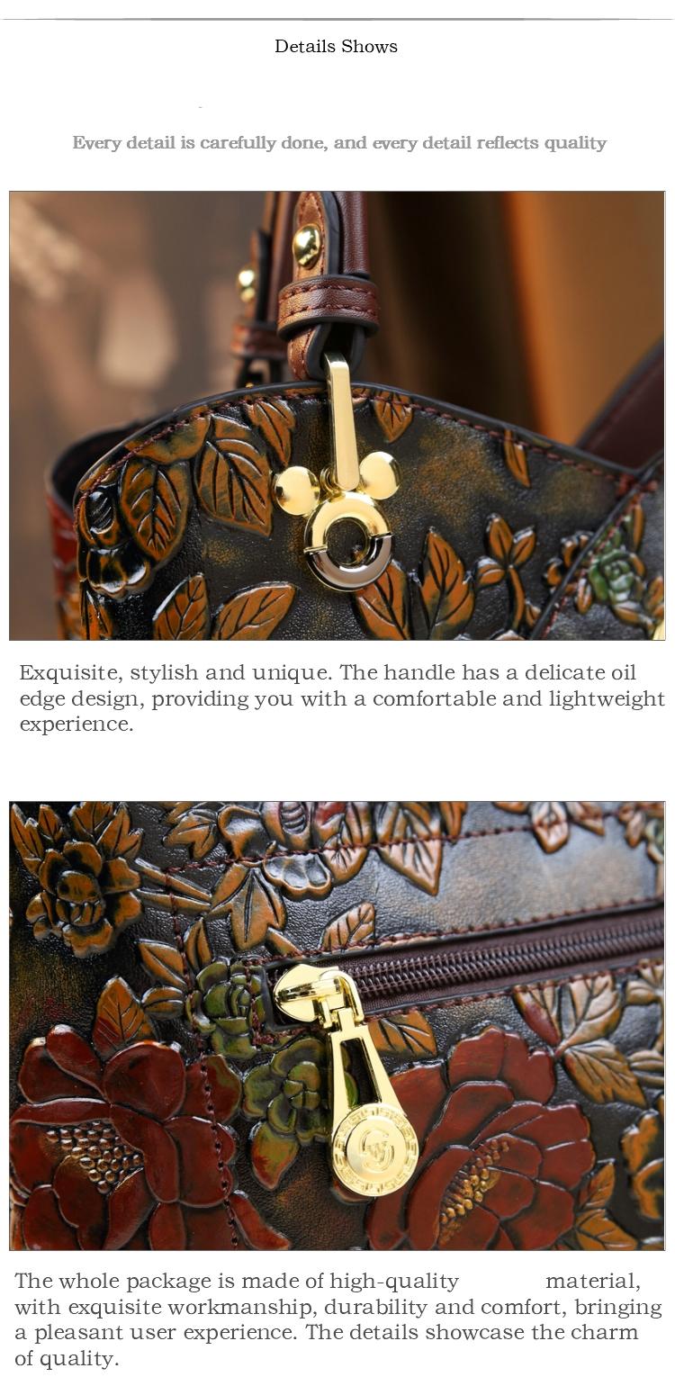 Vintage Commuter Classic Floral Design Handbag, Premium Shoulder Bag for Women, Fashion Crossbody Bag, Stylish and Durable