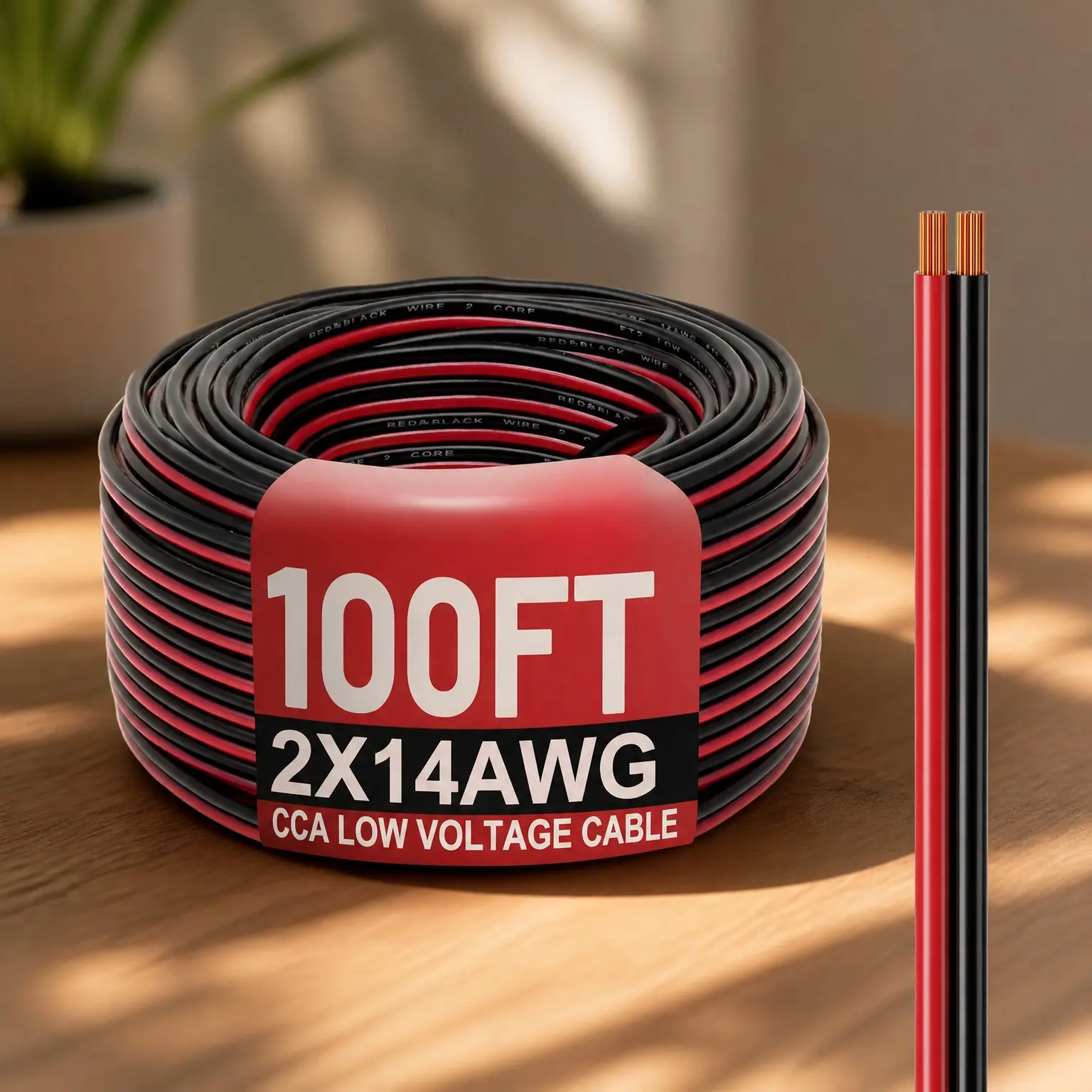 14 Gauge Wire 100FT, 14AWG Automotive Electrical Wire