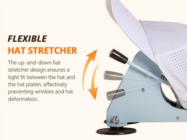 HTVRONT Manual Hat Heat Press Machine 110V - (2 Colors)