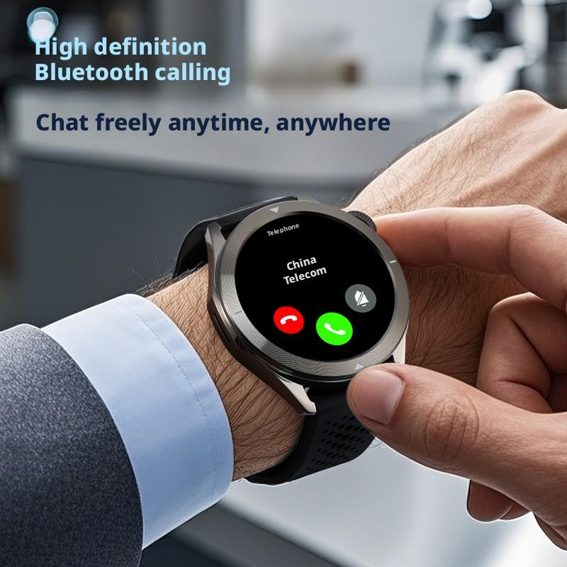 Lasca Business Smartwatch for Men & Women, Multi-Function Bluetooth-compatible Calling Heart Rate Blood Oxygen Sports Touchscreen Waterproof