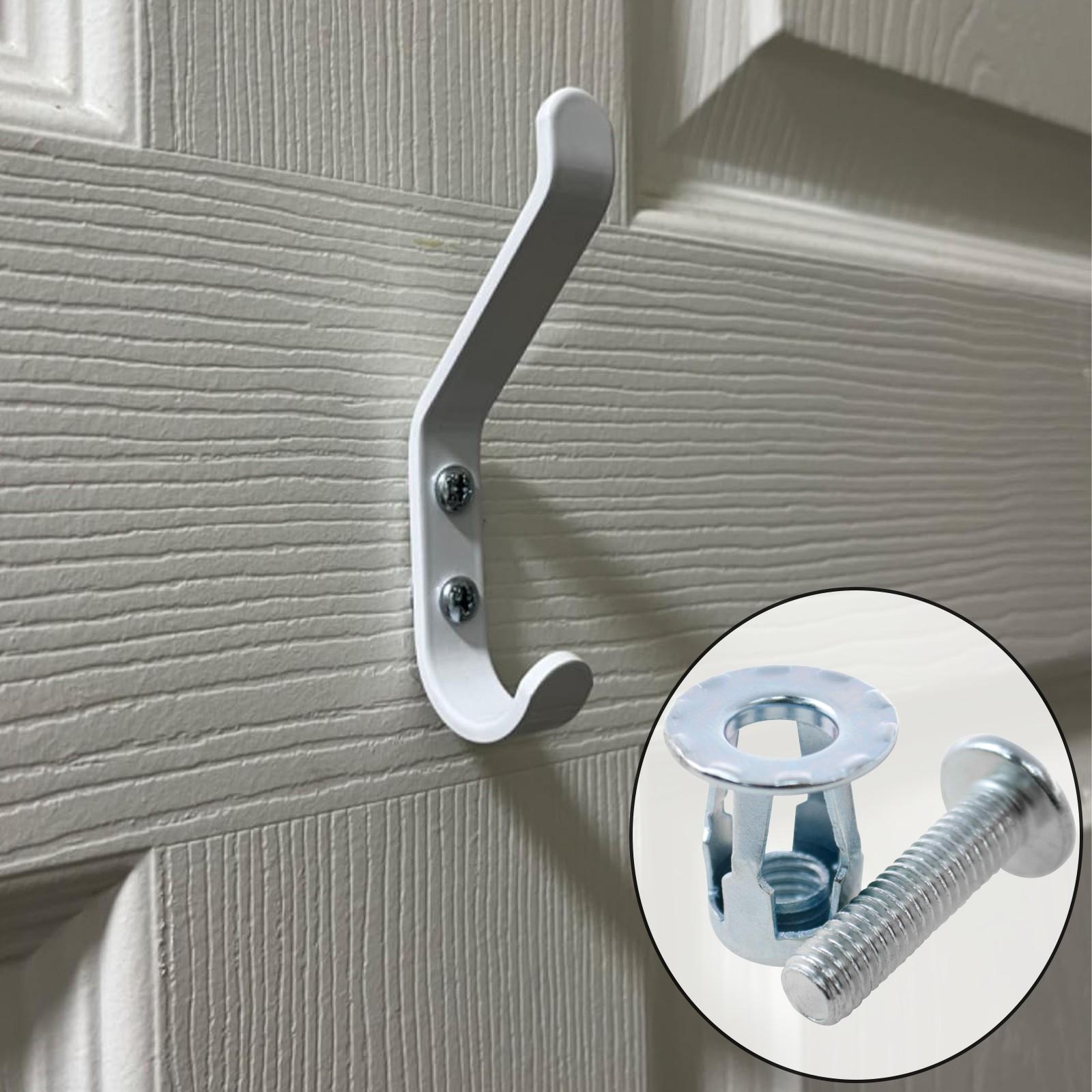 Heavy Duty Bolt Hollow Door Anchors Toggle Bolts for Drywall, Carbon Steel Expansion Screws Set, Expands Behind Wall for Cabinets Walls, Bolt Anchors for 0-5mm Thin Doors Drywall Caravan Walls, Easy Install Multi-Purpose Anchors