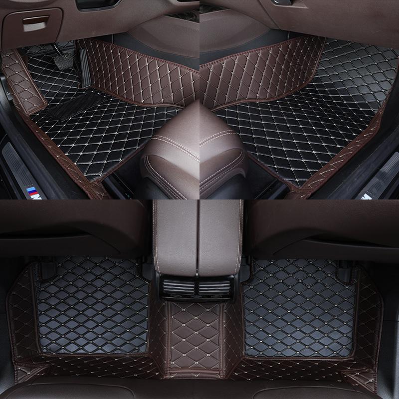 LHD PU Leather Car Floor Mats For Camaro 2010~2015 Carpets Rug Foot Pads interior Accessories detachable specialized leather mats, waterproof and thickened easy-to-clean mats, dirt-proof protection for car interior items, not for sale in the UK