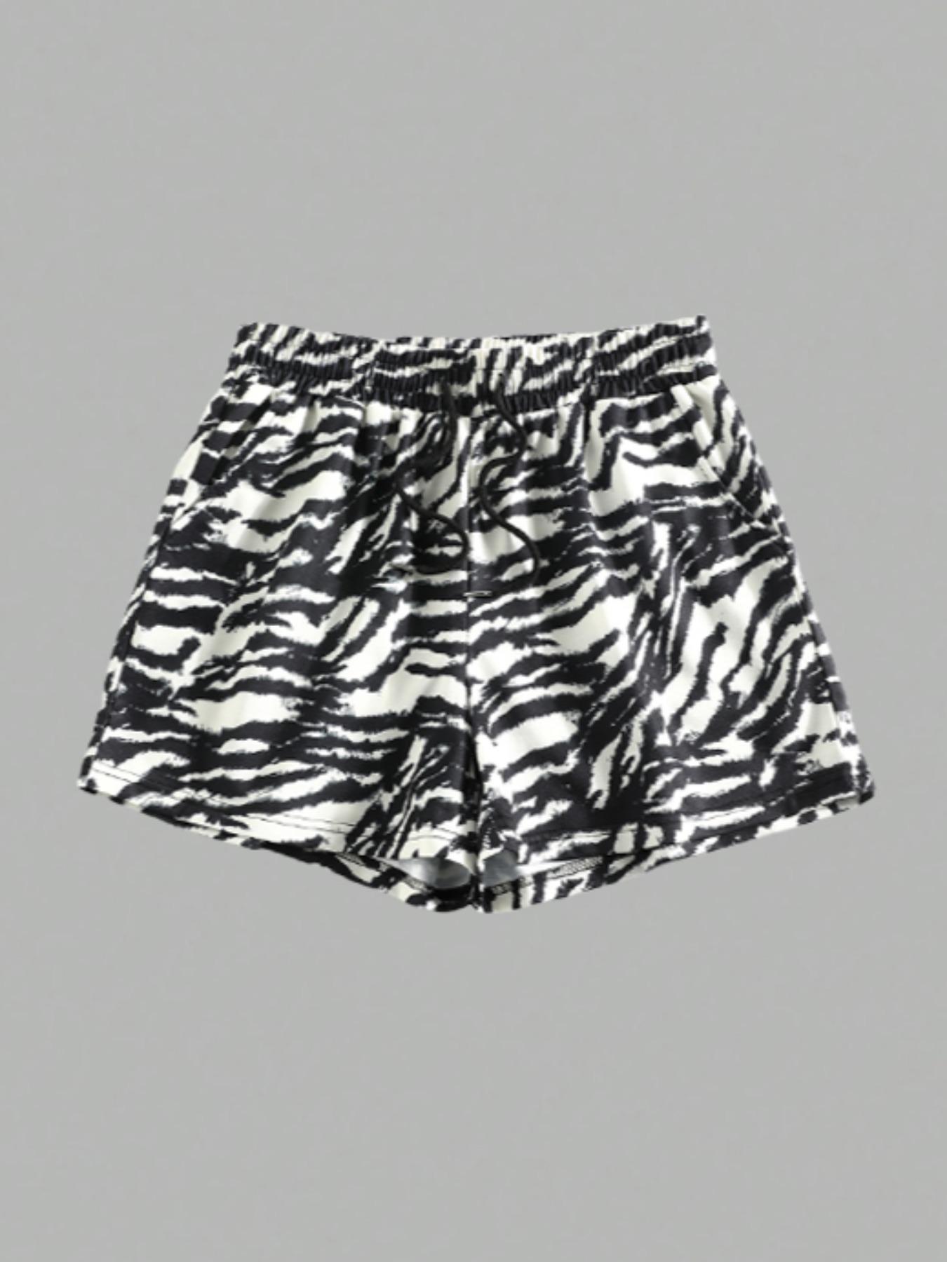 Women's Plain & Camo Print Shorts, Casual Comfy Breathable Shorts for Summer, Ladies Bottoms for Daily Wear