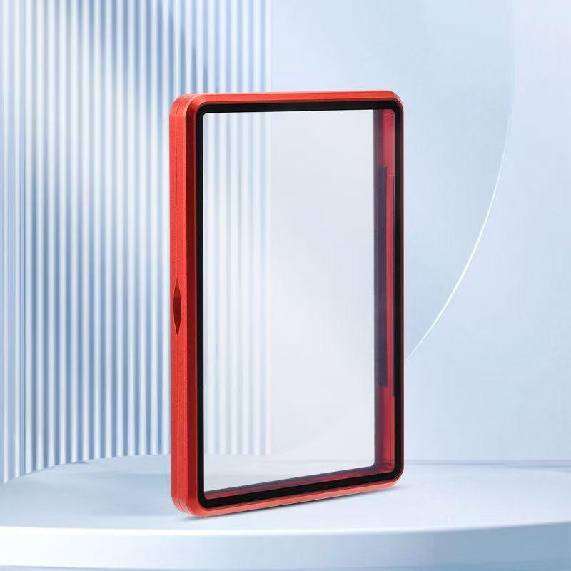 One Magnetic Trading Card Protective Holder with Metal Touch Frame Fits PRO 35PT Card Bricks, Ultra HD Glass, Pro-Craftsmanship, Light And Scratch Resistant Card Display Storage, Suitable for Baseball Football Sports Game Cards