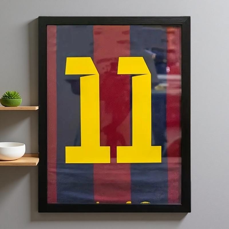 Classic Black Jersey Frame for Sports Memorabilia