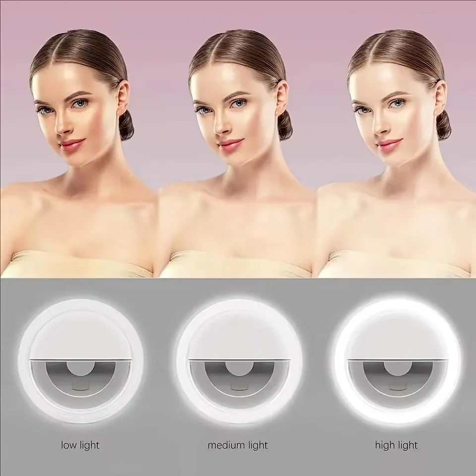 Take a Photo with a Circular Face Shape, Facial Lighting, Wide-Angle Lens, 0.5 Front Fill Light, Fill Light Specifically for Taking