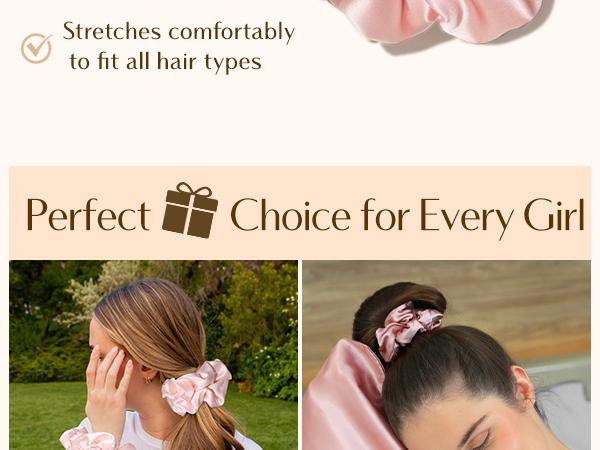 Yanibest 8 Pcs Satin Scrunchies - Silk Scrunchies Ponytail Holders, Soft Satin Hair Ties No Damage,Hair Accessories for Women Girls Yanibest 8 Pcs Satin Scrunchies - Silk Scrunchies Ponytail Holders, Soft Satin Hair Ties No Damage,Hair Accessories for Women Girls
