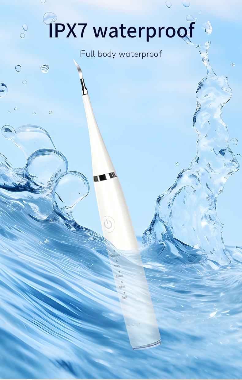 [Holiday Haul] Professional Teeth Cleaning Kit – 5 Modes for Removing Stains, Plaque & Tartar, with Mirror and Extra Brush Heads, Perfect for Beginners & Sensitive Teeth