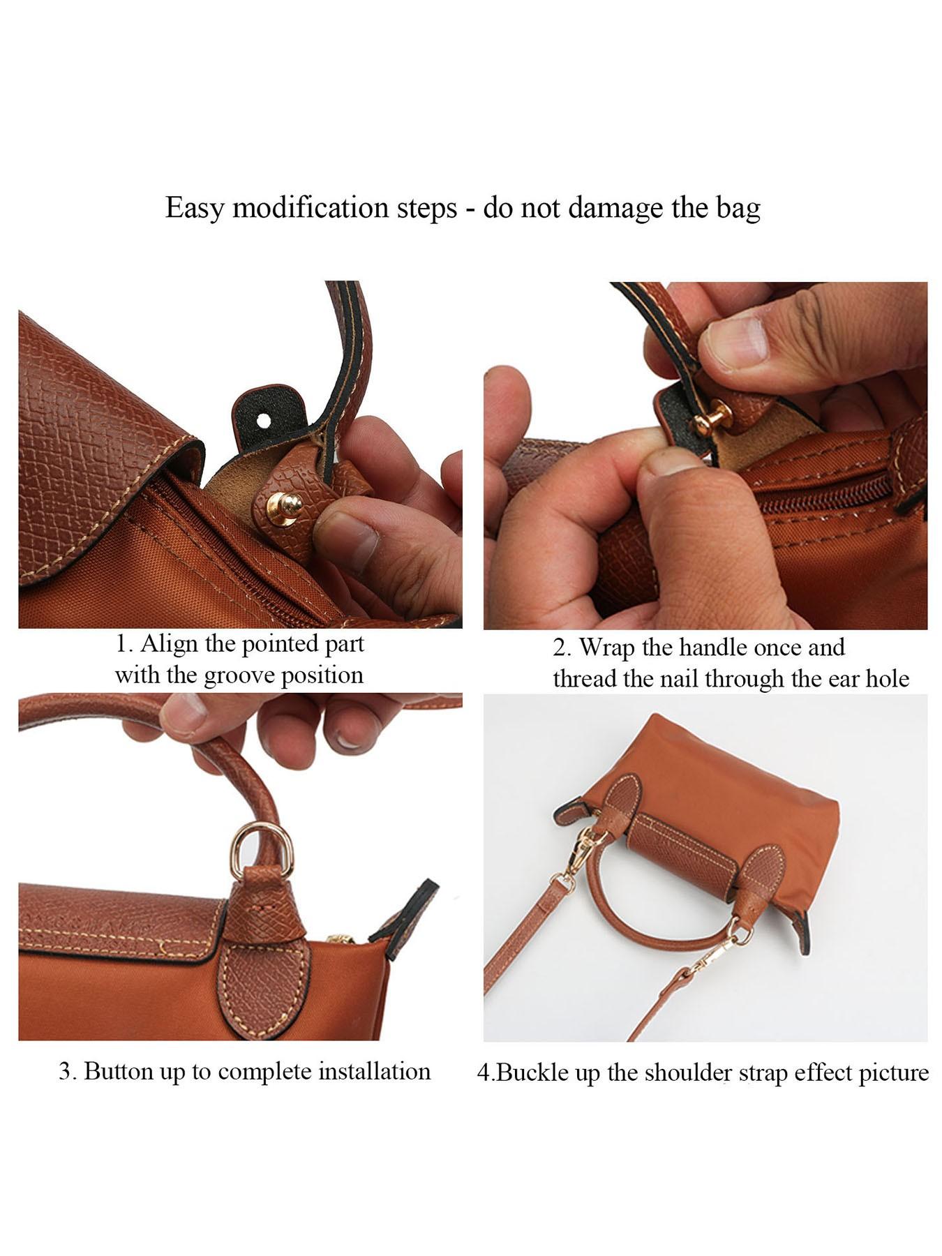 Dragon Brand Mini Jiaozi Bag Replacement Shoulder Strap, No Damage Modification, Crossbody Bag Strap, No Drilling Required