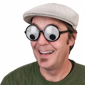 Eyeball Rolling Glasses Funny Glasses for Cosplay Costume Eyeglasses Halloween Costumes Accessory XKYJ01