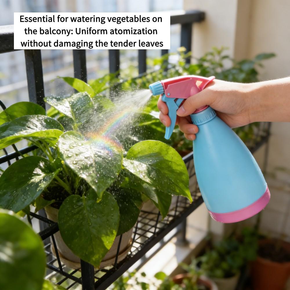 2pcs Colorful Lightweight Spray Bottles, Adjustable Nozzle Leak-Proof Design, Plastic Sprayer for Home Garden, Car Wash, Pet Cleaning