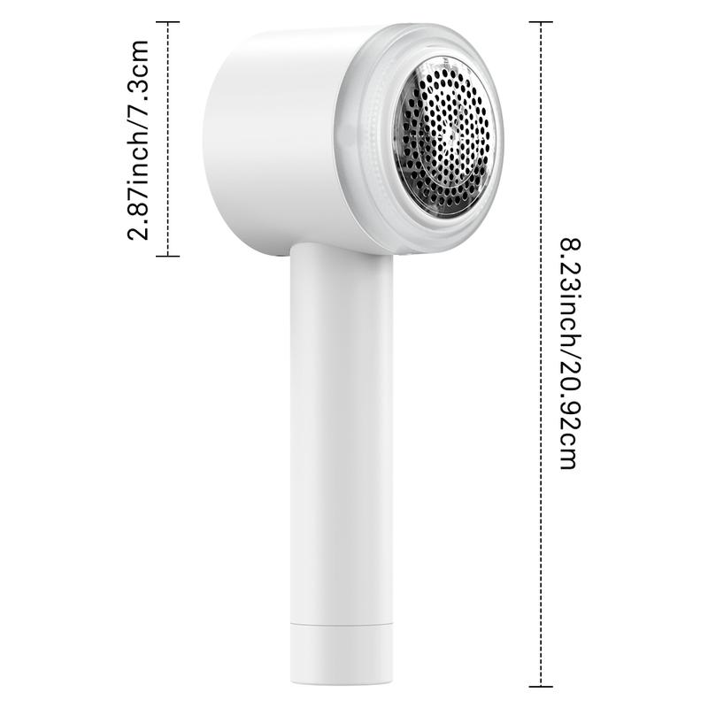 LENTORGI Rechargeable Fabric Shaver, Electric Lint Remover with Led Digital Display and 6-Leaf Blades, 3-Speeds, Hairball and Pet Hair Remover for Clothes, Bedding, Blanket, Furniture, Carpets, Sofas