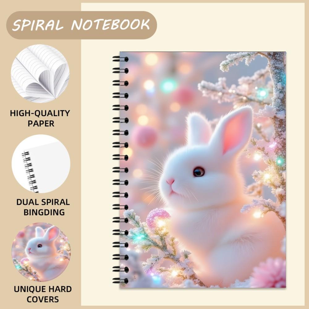 New Bestselling A5 Flashing Light Notebook, 100 Pages Sketch Book, Spiral Coil Journal, Sticky Notes, Ideal for Drawing and Note-Taking