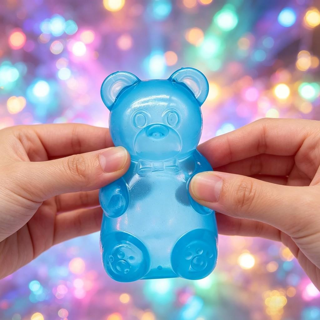 Creative Stress Relief Bear Squishy Toy, Cute Simulation Bear Dumpling, Unisex Pressure Release Fun Gift, Mtl25061208720r Model