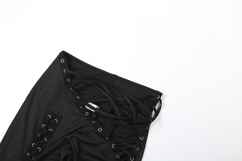 DOUCIU Trendy And Personalized Street Hip-Hop Sports Casual Streetwear Tracksuit Set Solid Color Basic Women'S Thin Long Sleeved Crop Top Paired With Adjustable Perforated Drawstring Pants Two-Piece Set