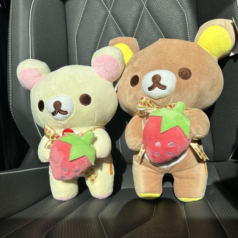 Anime Rilakkuma Cartoon Soft Plush Doll, Kawaii Unisex Room Decor, Classic Teddy Bear Toy, Christmas Gifts for Girls