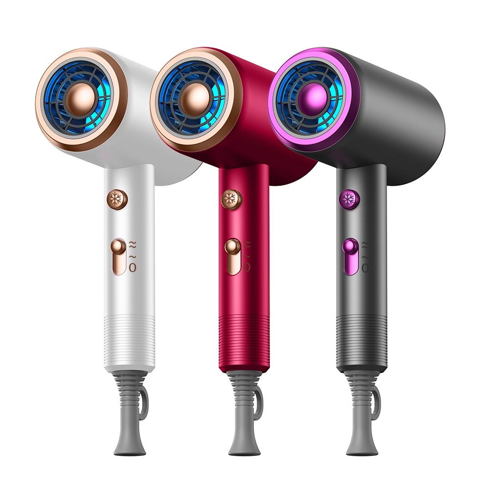 Powerful Ionic Hair Dryer Kit, 1 Set Hair Dryer & Concentrator & Diffuser & 3 Comb & Hanging Rack & Manual, Multifunctional Hair Dryer, Professional Hair Styling Tool, Versatile Styling Options, Frizz Reduction, Hair Dryer, Hair Blow Dryer