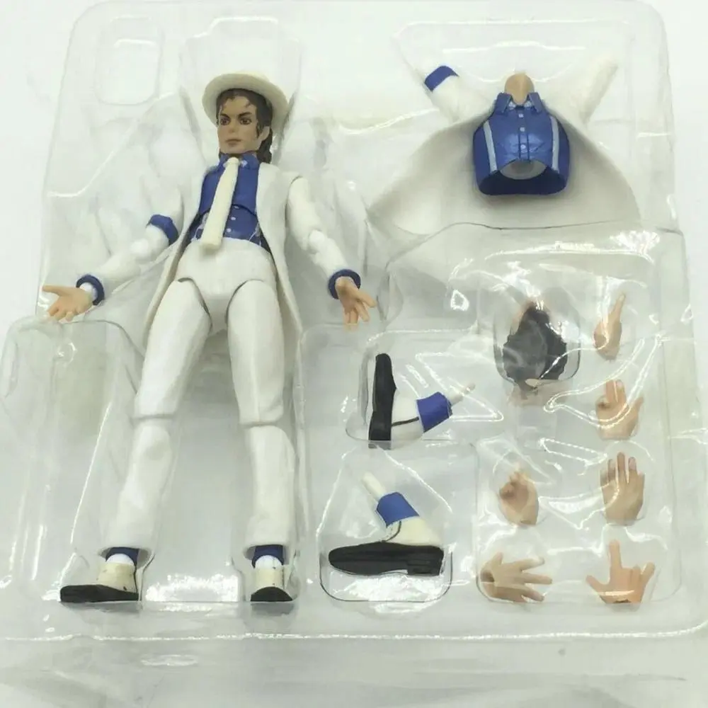 In Stock Michael Jackson Smooth Criminal Moonwalk Action Figure Model Toys Michael Jackson Mj Thriller Joint