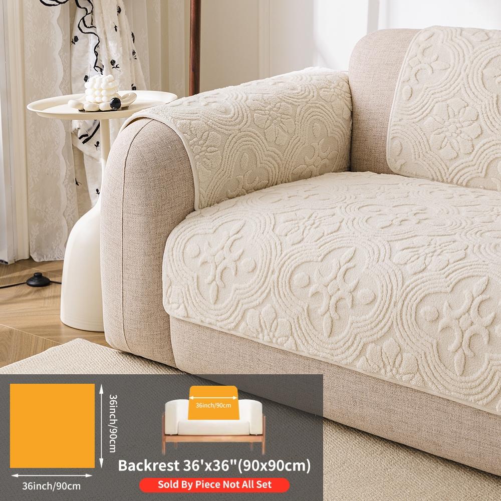 Comfortable Peony Pattern Sofa Cushion, Thick Soft Pet Friendly Couch Protector, Non-Slip Plush Chair Cover for Living Room Bedroom Office Decor, Sofa Couch Covers Comfortable Peony Pattern Sofa Cushion, Thick Soft Pet Friendly Couch Protector, Non-Slip Plush Chair Cover for Living Room Bedroom Office Decor, Sofa Couch Covers