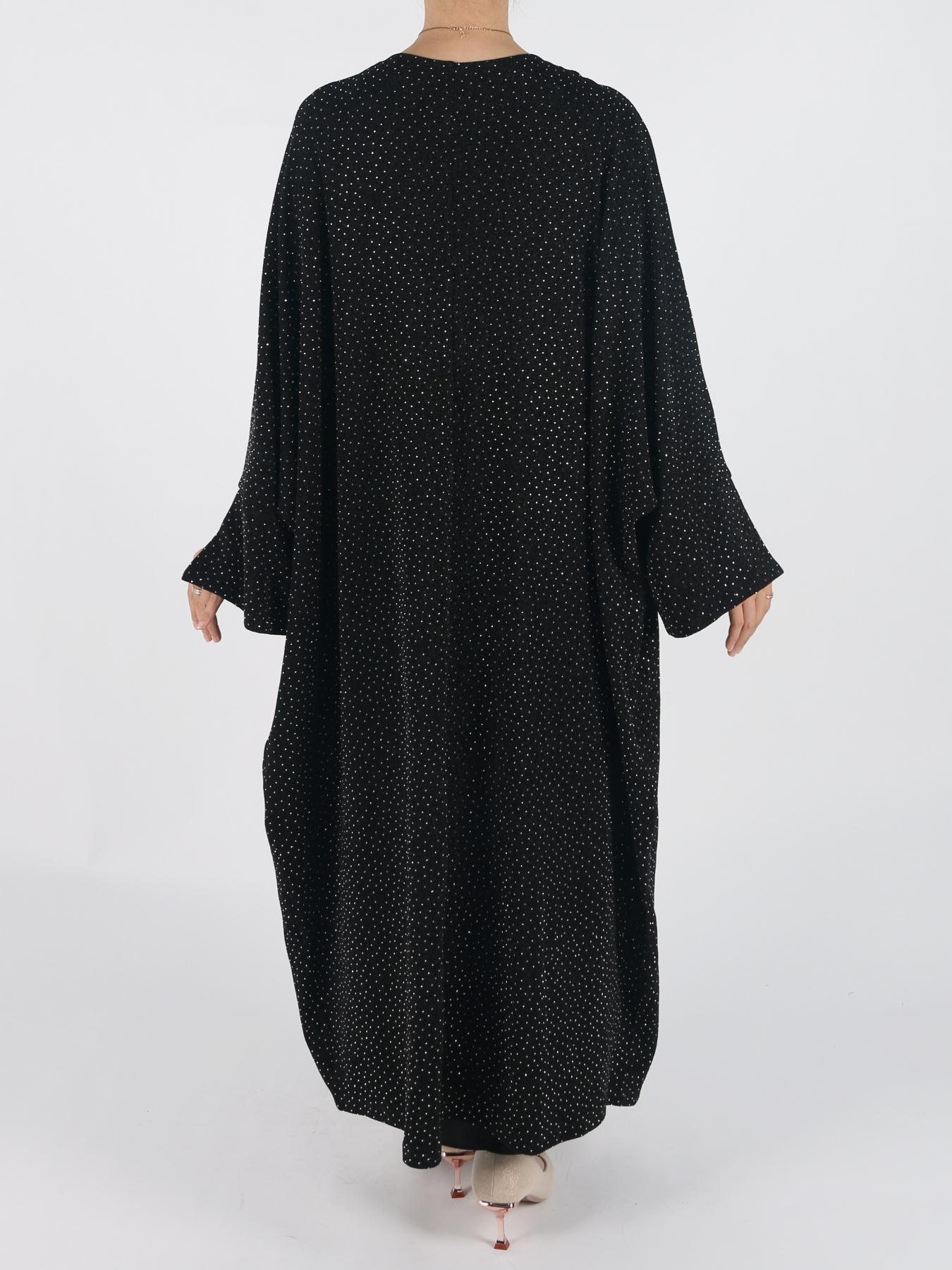 Women's Long Coat Full Rhinestone Luxury Party Loose Fit, Elegant Holiday Outerwear, Stylish Evening Wear, Fashionable Winter Clothing