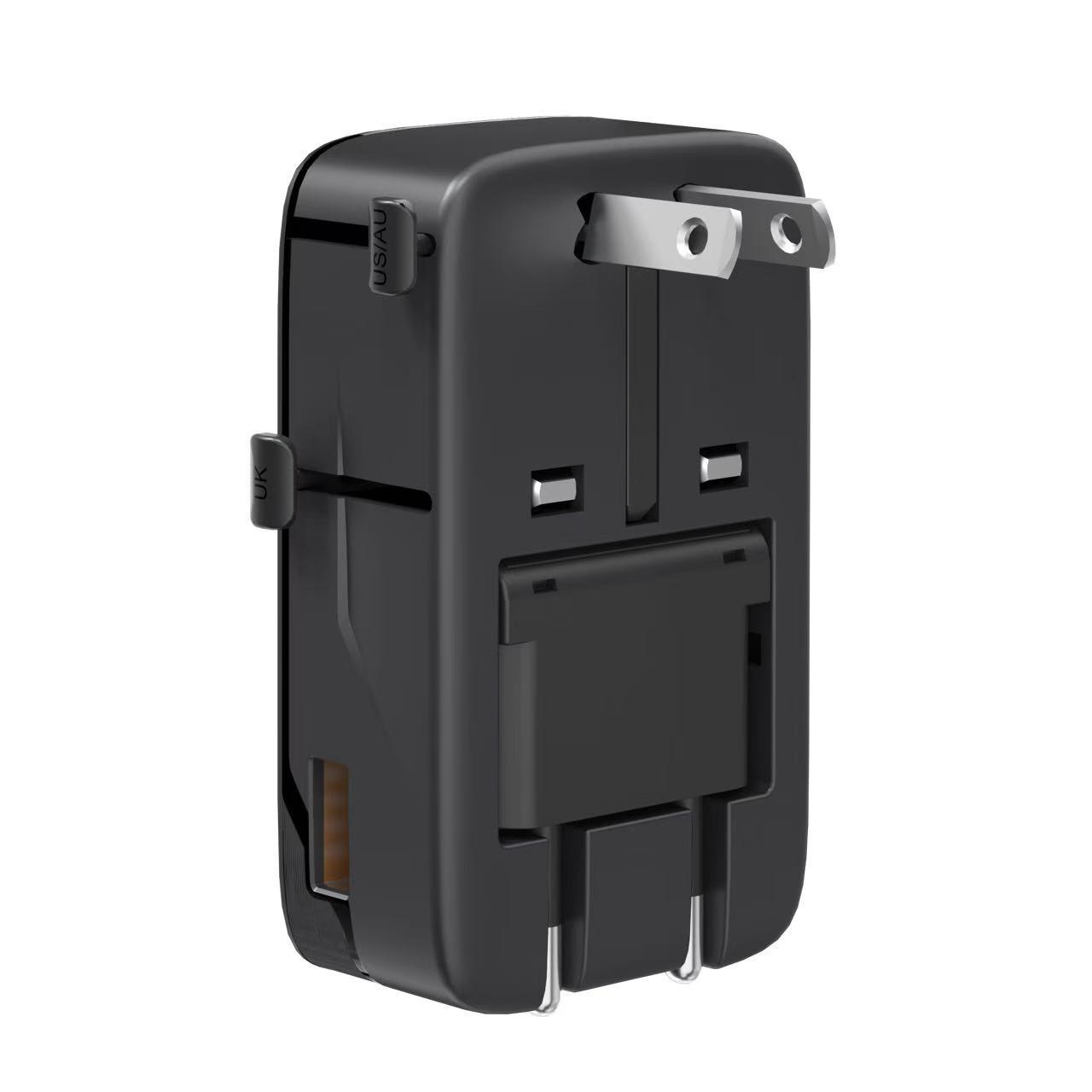 35w Gan Universal Travel Adapter, 1a2c Fast Charging, Multi-Port Charger, Compatible with Uk Us Eu Au Plugs, Ideal for Business Trips