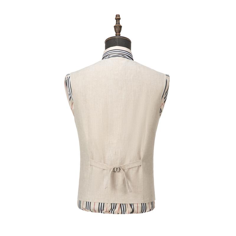 Men's Slim Fit Suit Vest,Wool Blend Business Waistcoat,Groom Wedding Outfit for Various OccasionsRetro Fashion Edition