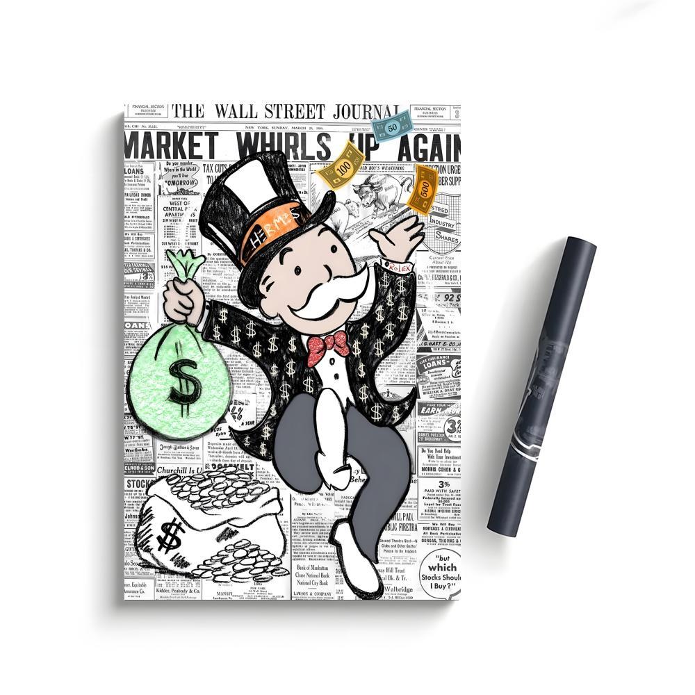 M-Monopoly M-Millionaire Money Poster Bedroom Home Decor Art Poster Perfect Gift for Family and Friends