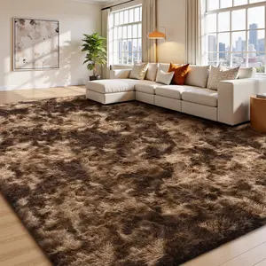 FAMVAL Super Soft Fluffy Area Rug, Modern Plush Non-Slip Rectangular Rug for Bedroom Living Room Nursery, Thick Cozy Carpet for Kids and Pets summerwins