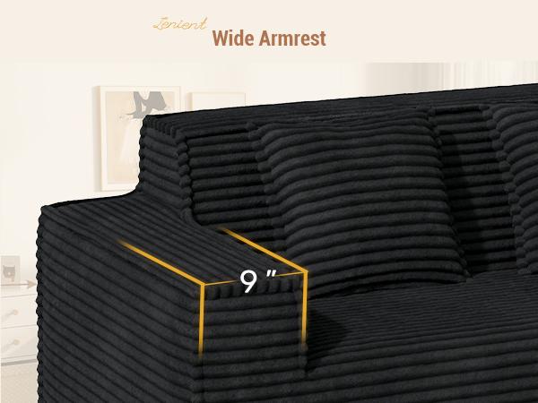 75'' Cloud Loveseat Sofa, No Assembly Required Comfy Deep Seat Couches 1 pcs for Living Room, Bedroom, Apartment