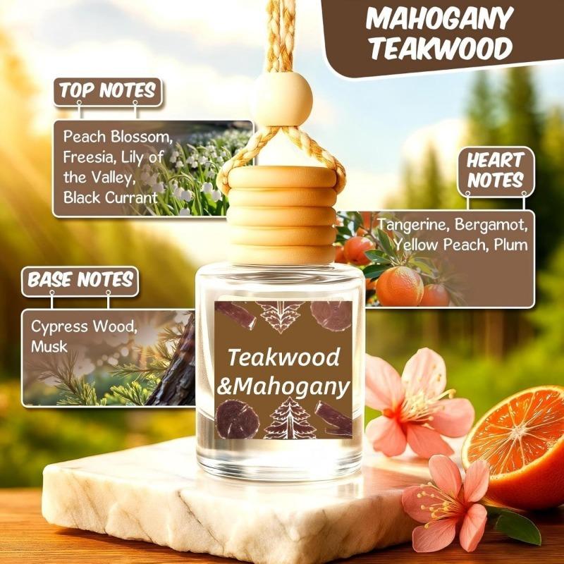 3Pack Car Air Fresheners Hanging Scent Oil Diffuser,8ML Nature Frangrance Friut Juciy Perfume Last Long Time With Three Scents For Car & Live Gifts