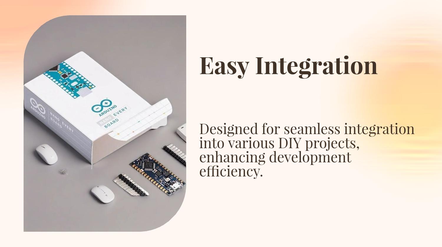 Arduino Nano Every Development Board Abx00033 Abx00028 Microcontroller, Ideal for DIY Projects, Compact Design, Easy Integration